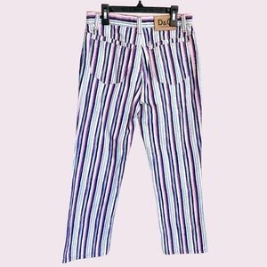 Y2k D&G striped trousers